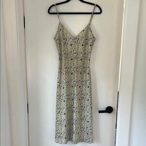 Floral aritzia slip Dress